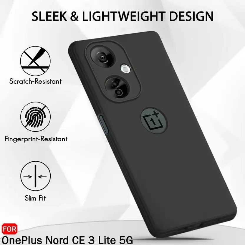 Winkel Back Cover for OnePlus Nord CE 3 Lite 5G (Black, Pack of: 1) - Image 2