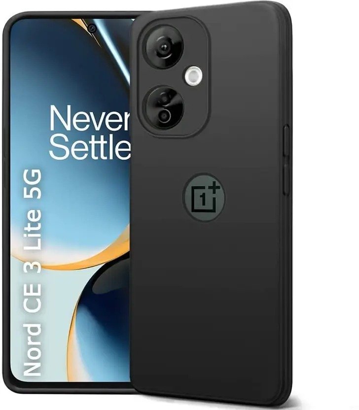 Winkel Back Cover for OnePlus Nord CE 3 Lite 5G (Black, Pack of: 1)
