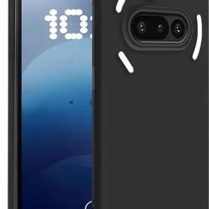 Doubledicestore Back Cover for Nothing Phone (3a)  (Black, Silicon, Pack of: 1)